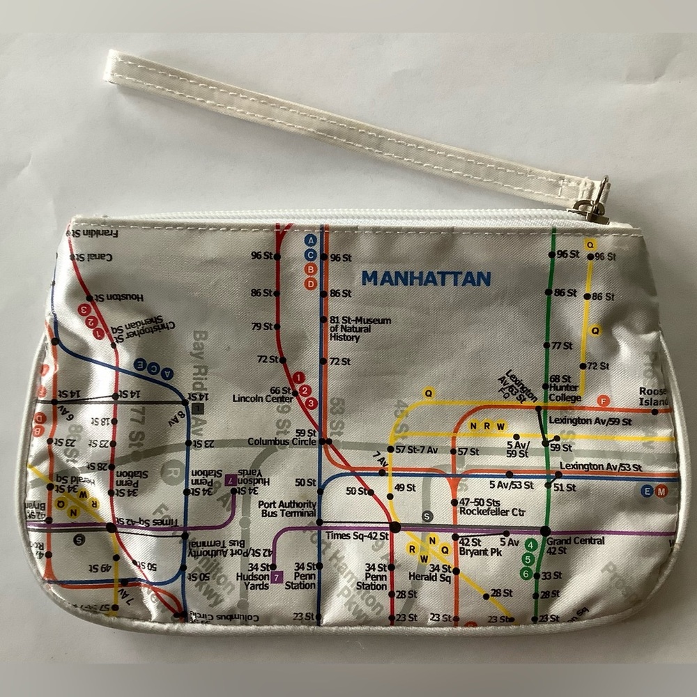 NYC SUBWAY MAP WRISTLET. New.